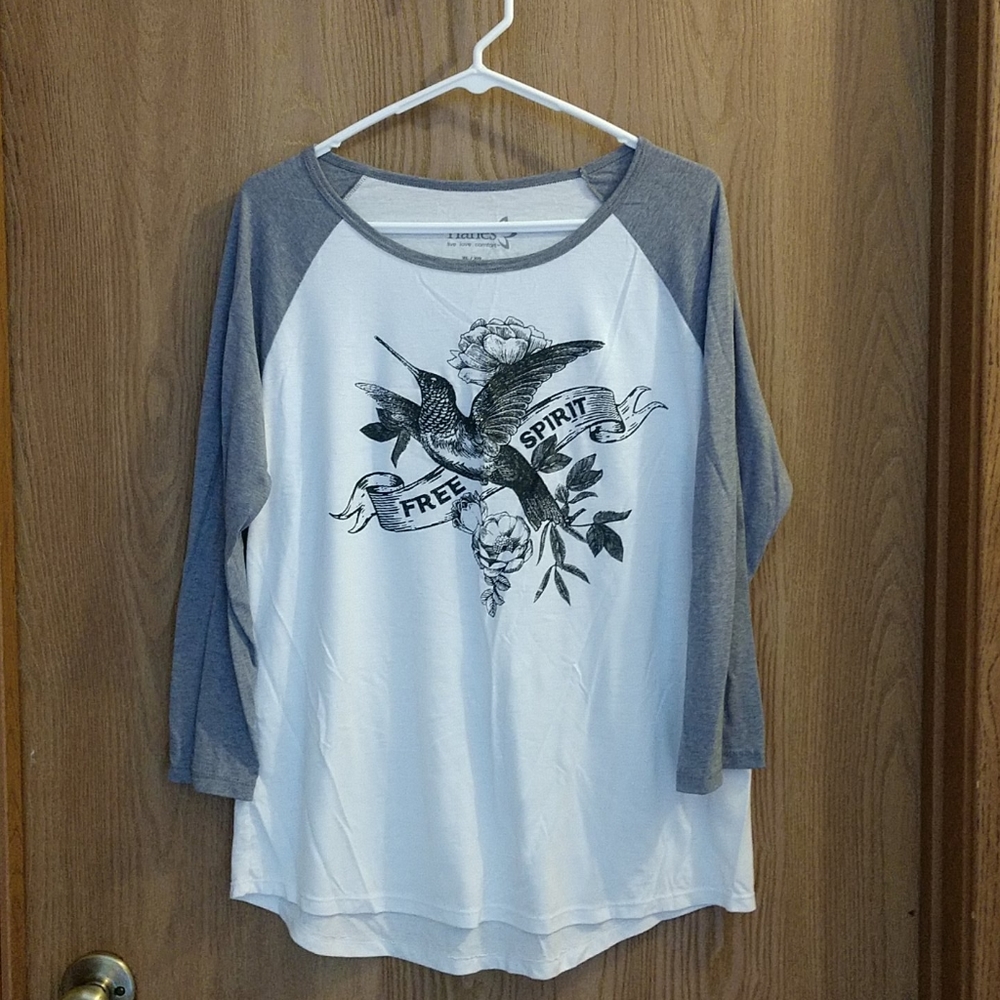 3/4 sleeve t-shirt